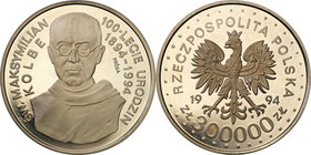 Collection - Nickel Probe Coins
POLSKA / POLAND / POLEN / PATTERN

III RP. PROBE Nickel 300 000 zlotych 1994 Kolbe 
Piękny egzemplarz.Fischer P 43...