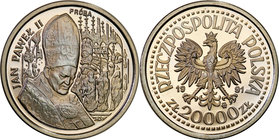 Collection - Nickel Probe Coins
POLSKA / POLAND / POLEN / PATTERN

III RP. PROBE Nickel 20 000 zlotych 1991 Pope John Paul II Ołtarz 
Piękny egzem...