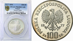Coins Poland People Republic (PRL)
POLSKA / POLAND / POLEN

PRL. 100 zlotych 1977 Wawel PCGS PR68 DCAM (2 MAX) 
Druga najwyższa nota gradingowa na...