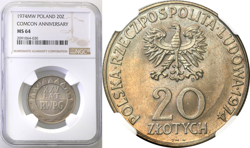 Coins Poland People Republic (PRL)
POLSKA / POLAND / POLEN

PRL. 20 zlotych 1...