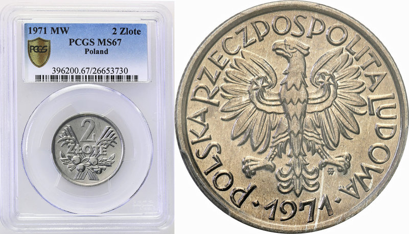 Coins Poland People Republic (PRL)
POLSKA / POLAND / POLEN

PRL. 2 zlote 1971...