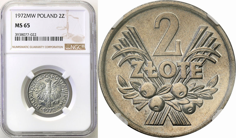 Coins Poland People Republic (PRL)
POLSKA / POLAND / POLEN

PRL. 2 zlote 1972...