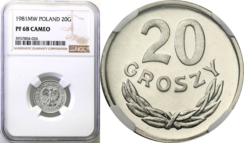 Coins Poland People Republic (PRL)
POLSKA / POLAND / POLEN

PRL. 20 groszy 19...