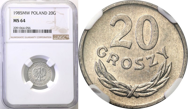 Coins Poland People Republic (PRL)
POLSKA / POLAND / POLEN

PRL. 20 groszy 19...