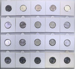 Coins Poland People Republic (PRL)
POLSKA / POLAND / POLEN

PRL. 20 groszy 1965-1985, group 16 coins 
Zestaw monet o nominale 20 groszy z lat 1963...