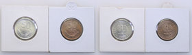 Coins Poland People Republic (PRL)
POLSKA / POLAND / POLEN

PRL. 50 groszy 1949 aluminum + Copper Nickel 
Monety w holderach, w menniczym stanie z...