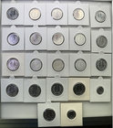 Coins Poland People Republic (PRL)
POLSKA / POLAND / POLEN

PRL. 1 zloty 1970-1990, group 22 coins 
Zestaw monet o nominale 1 zł z lat 1970-1990 w...