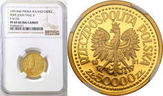 Polish Gold Coins since 1990
POLSKA / POLAND / POLEN

PROBE GOLD 50.000 zlotych 1991 Pope John Paul II Ołtarz NGC PF69 ULTRA CAMEO (2 MAX) 
Druga ...