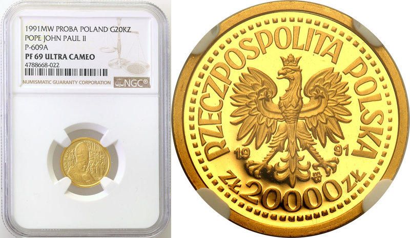 Polish Gold Coins since 1990
POLSKA / POLAND / POLEN

PROBE GOLD 20.000 zloty...