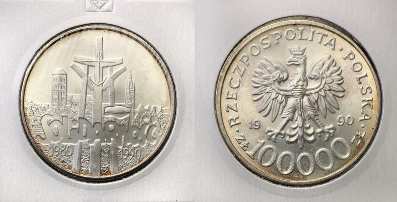 Polish collector coins after 1990
POLSKA / POLAND / POLEN

III RP. 100.000 zl...