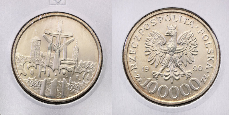 Polish collector coins after 1990
POLSKA / POLAND / POLEN

III RP. 100.000 zl...