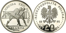 Polish collector coins after 1990
POLSKA / POLAND / POLEN

III RP. 20 zlotych 1995 Atlanta 
Piękny, menniczy egzemplarz.Fischer K (20) 007
Waga/W...