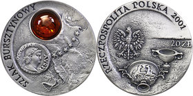 Polish collector coins after 1990
POLSKA / POLAND / POLEN

III RP. 20 zlotych 2001 Szlak Bursztynowy 
Menniczy egzemplarz. Rzadsza moneta.Fischer ...