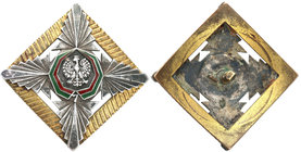 Decorations, Orders, Badges
POLSKA / POLAND / POLEN

II RP. 7th Heavy Artillery Regiment Pozna, SILVER - RARE 
Odznaka 3-częściowa, dwukolorowa em...