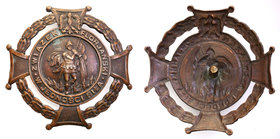 Decorations, Orders, Badges
POLSKA / POLAND / POLEN

II RP. Badge of the Florian Union 
Odznaka jednoczęściowa. Nakrętka sygnowana K. DREWNICKI / ...