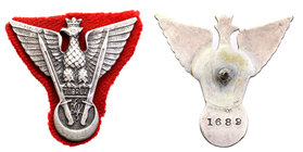 Decorations, Orders, Badges
POLSKA / POLAND / POLEN

II RP. PSZnZ Badge of the Independent Carpathian Rifle Brigade Tobruk", SILVER 
Mosiądz srebr...