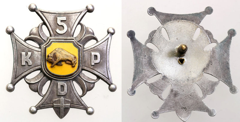Decorations, Orders, Badges
POLSKA / POLAND / POLEN

II RP. Badge of the 5th ...