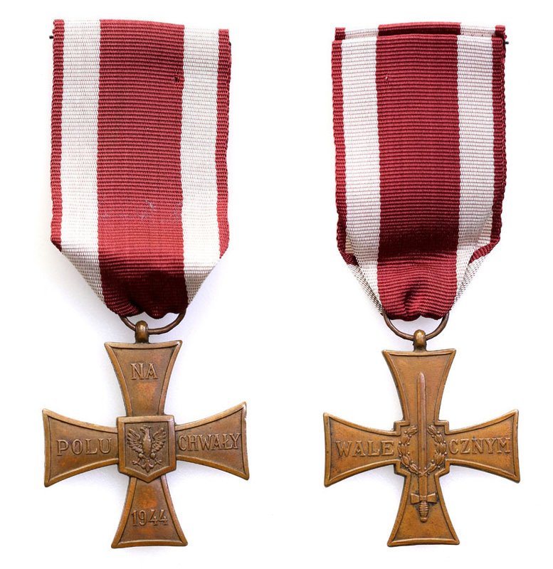 Decorations, Orders, Badges
POLSKA / POLAND / POLEN

Cross of Valor 1944 
Pi...