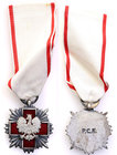 Decorations, Orders, Badges
POLSKA / POLAND / POLEN

II RP. Silver PCK Cross 
Piękny stan zachowania. Nienaruszone emalie. Oryginalna wstążka.38,5...