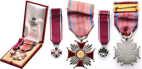 Decorations, Orders, Badges
POLSKA / POLAND / POLEN

Polish Armed Forces in the West. Silver Cross of Merit + miniature Spink & Son, London 
Piękn...