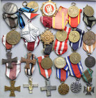 Decorations, Orders, Badges
POLSKA / POLAND / POLEN

Poland, PRL. Medals and decorations - group 20 pieces 
Duży zestaw 20 odznaczeń przedstawiony...