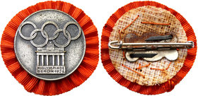 Decorations, Orders, Badges
POLSKA / POLAND / POLEN

Germany, Third Reich. Souvenir badge - XI Olympic Games, Berlin 1936 
Brąz srebrzony. Do odzn...