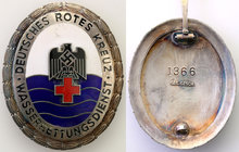 Decorations, Orders, Badges
POLSKA / POLAND / POLEN

Germany, Third Reich. Lifeguards red cross 
Biały metal, emalie. Bardzo ładny stan zachowania...