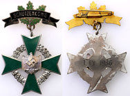 Decorations, Orders, Badges
POLSKA / POLAND / POLEN

Germany, Third Reich. Badge of the King of Gunners 1936 
Niewielkie przetarcia emalii. Bardzo...
