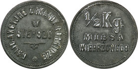 COLLECTION coins Cooperative Military ex. Wojciech Jakubowski
Galician Stock Mining Plant in Siersza - Token coin na 1 kg (kilo) mięsa bydlęcego 
Ła...
