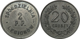 COLLECTION coins Cooperative Military ex. Wojciech Jakubowski
Sandomierz - 2. Regiment infantry Legions. 20 groszy (1931-1939) 
Spółdzielnia 2 Pułk ...