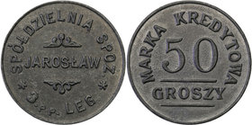 COLLECTION coins Cooperative Military ex. Wojciech Jakubowski
Jarosław - 3. Regiment infantry Legions, 50 groszy (1921-1939), Food Cooperative 3 Regi...