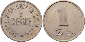 COLLECTION coins Cooperative Military ex. Wojciech Jakubowski
Chełm - 1 zloty (1923-1934) Cooperative Associations Grocers 7 Regiment infantry Legion...