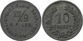 COLLECTION coins Cooperative Military ex. Wojciech Jakubowski
Tomaszów Lubelski - 10 groszy Cooperative soldier III Batalionu 9 Regiment infantry Leg...