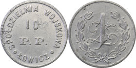 COLLECTION coins Cooperative Military ex. Wojciech Jakubowski
Łowicz - 1 zloty (1922-1939) Cooperative soldier 10 Regiment infantry 
Kilka zadrapań,...