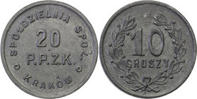 COLLECTION coins Cooperative Military ex. Wojciech Jakubowski
Krakow / Cracow - 10 groszy Cooperative Grocery 20 Regiment Piechot 
Bardzo rzadkie w ...