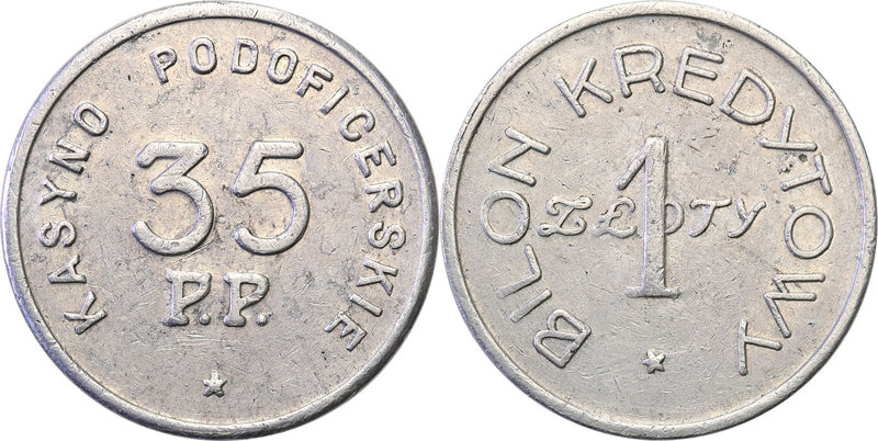 COLLECTION coins Cooperative Military ex. Wojciech Jakubowski
Brześć - 1 zloty ...