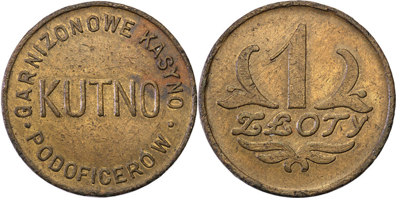COLLECTION coins Cooperative Military ex. Wojciech Jakubowski
Kutno - 1 zloty C...