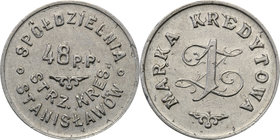 COLLECTION coins Cooperative Military ex. Wojciech Jakubowski
Stanisławów - 1 zloty Cooperative 48 Regiment infantry Strzelców Kresowych 
Bardzo ład...