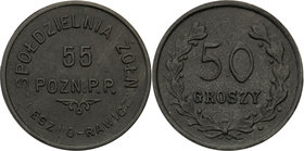 COLLECTION coins Cooperative Military ex. Wojciech Jakubowski
Leszno, Rawicz - 50 groszy Cooperativea Żołnierska 55 Poznański Regiment infantry 
Bar...