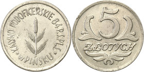 COLLECTION coins Cooperative Military ex. Wojciech Jakubowski
Pińsk - 5 zlotych Casino PodOfficers 84 Regiment Strzelców Poleskich - RARE 
Bardzo rz...