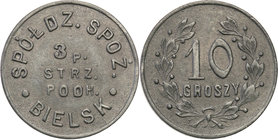 COLLECTION coins Cooperative Military ex. Wojciech Jakubowski
Bielsk - 10 groszy Cooperative 3 Regiment Strzelców Podhalańskich 
Bardzo ładnie zacho...