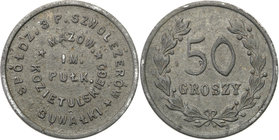 COLLECTION coins Cooperative Military ex. Wojciech Jakubowski
Suwałki - 50 groszy Cooperativea 3 Regiment Szwoleżerów Mazowieckich 
Bardzo ładny egz...
