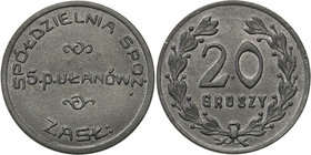COLLECTION coins Cooperative Military ex. Wojciech Jakubowski
Ostrołęka, Wojciechowice - 20 groszy Cooperative 5 Regiment Ułanów Zasławskich 
Mennic...