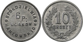 COLLECTION coins Cooperative Military ex. Wojciech Jakubowski
Stanisławów - 10 groszy Cooperative 6 Regiment Ułanów Kaniowskich 
Piękny stan zachowa...