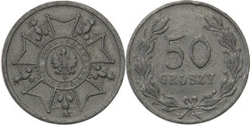 COLLECTION coins Cooperative Military ex. Wojciech Jakubowski
Łańcut - 50 groszy Cooperative 10 Regiment Strzelców Konnych - RARE 
Bardzo rzadka mon...