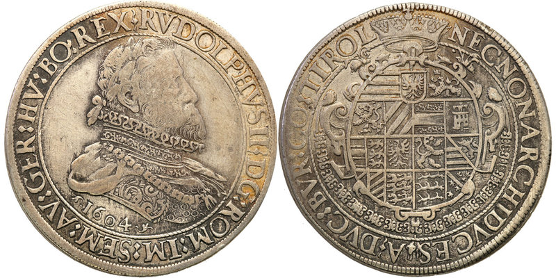 Austria
Austria. Rudolf II (1576-1612) Podwójny Talar (Thaler) 1604, Hall 
Aw....