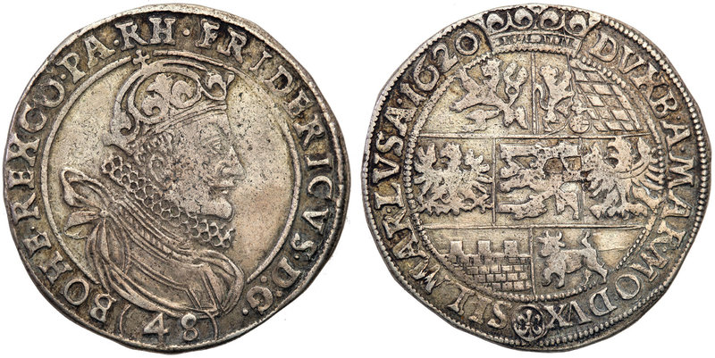 Czech Republic
Czech Republic. Fryderyk V (1619-1620) Kipper - 48 krajcar 1620,...