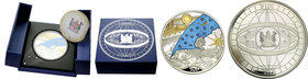 Fiji
Fiji. 20 dollars 2014 450. rocznica Galileo Galilei - 1 kg (kilo) Ag .999 
Na monecie oryginalny podpis Galileusza i kryształy Swarovskiego w k...