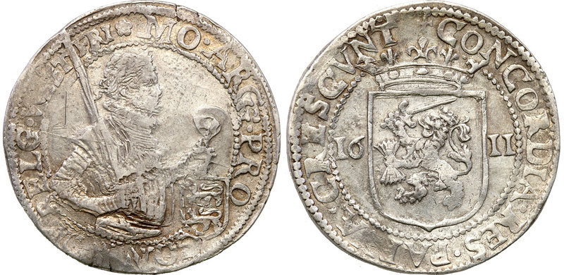 Netherlands
Netherlands, Westfriesland. Talar (Thaler) 1611 
Aw.: Rycerz z mie...