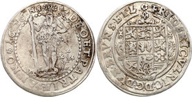 Germany / Prussia
Germany, Braunschweig - Wolfenbuttel. Friederich Urlich (1613-1634). 1/2 Talar (Thaler) 1626 HS 
Aw: Dziki człowiek, litery HS, na...